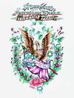 Spider Webb's American Eagle Tattoo Flash 0764349600 Book Cover