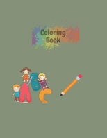 Coloring Book: Practice for Kids with Pen Control, Line Tracing, Letters, and More! B08B386TX2 Book Cover