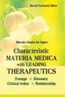 Characteristic Materia Medica With Leading Therapeutics 818056584X Book Cover