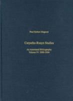 Carpatho-Rusyn Studies: An Annotated Bibliography, 2005-2009 0880336846 Book Cover