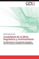 Usabilidad de la Web, Lingüística y Morfosintaxis 3659034061 Book Cover