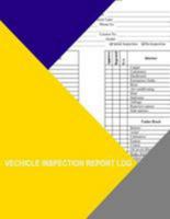 Vehicle Inspection Report Log 1984351028 Book Cover