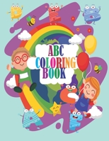 ABC coloring Book: Animal Alphabet Coloring Book for Children, letters and animals for coloring. B084DNFVVR Book Cover