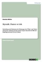 Skywalk. Chance or risk: Darstellung und Diskussion der Meinungen der 'White' und 'Native Americans' im Bezug auf den Grand Canyon Skywalk mit Hilfe der Kugellagermethode in der 8. Klasse 3656548285 Book Cover
