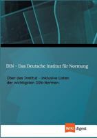 Din - Das Deutsche Institut Fur Normung 3849117995 Book Cover