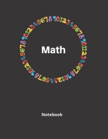 Math Notebook: Graph Ruled White Paper, 110 sheets of 16 x 21 squares per page, 8.5" x 11" inches for Kids and Teens 1650697260 Book Cover