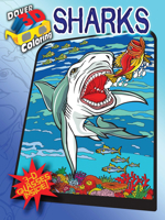 Dover Publications Sharks Coloring Book 3D 0486484262 Book Cover