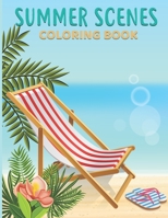 summer scenes coloring book: An Adult Color pages with summer Life - Peaceful Nature Scenes - Beautiful flowers animal - activity Color Pages B08XL9QJYN Book Cover