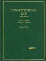 Constitutional Law (Hornbook Series Student Edition) 0314195998 Book Cover