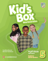 Kid's Box New Generation Level 5 Pupil's Book with eBook English for Spanish Speakers 8413225183 Book Cover