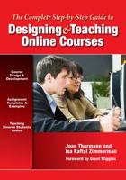 The Complete Step-By-Step Guide to Designing and Teaching Online Courses 0807753092 Book Cover