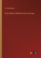 Poor Relief in Different Parts of Europe 3385217946 Book Cover