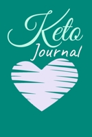 Keto Journal: Keto Diet Journal For Ketogenic Lifestyle (Dot Grid/Blank Lined 120 Page) 1712492993 Book Cover