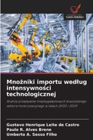 Mnozniki importu wedlug intensywnosci technologicznej (Polish Edition) 6208387035 Book Cover