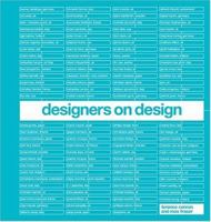 Designers On Design 0060834102 Book Cover