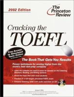 Cracking the TOEFL with Audio CD (2002 Edition) 0375762094 Book Cover
