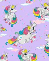 Composition Book: College Ruled Notebook Composition Book Diary Unicorn Pattern with Purple Cover 1793016631 Book Cover
