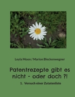 Patentrezepte gibt es nicht - oder doch ?!: 1. Versuch einer Zutatenliste 3756234584 Book Cover