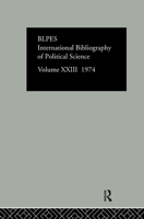 IBSS: Political Science: 1974 Volume 23 0422807605 Book Cover