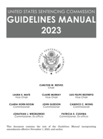 United States Sentencing Commission Guidelines Manual 2023 1998295923 Book Cover