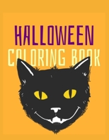 Halloween Coloring Book: Coloring Toy Gifts for Toddlers, Kids, Children or Adult Relaxtion Cute Easy and Relaxing Large Print Birthday Gifts 1702447782 Book Cover