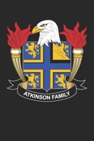 Atkinson: Atkinson Coat of Arms and Family Crest Notebook Journal (6 x 9 - 100 pages) 1709996366 Book Cover