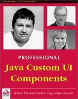 Professional Java Custom UI Components 1861003641 Book Cover