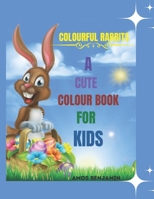 White rabbit color book(cute colorful drawings) B0BVTFSTPH Book Cover