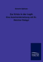 Zur Krisis in Der Logik 3846020109 Book Cover