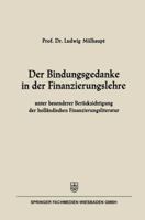 Der Bindungsgedanke in Der Finanzierungslehre 3663127052 Book Cover