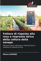 Fattore di risposta alla resa e impronta idrica della coltura della senape: efficienza nell'uso dell'acqua e impronta idrica in condizioni di limitazione idrica (Italian Edition) 6208759668 Book Cover