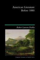 American Literature Before 1880 1138436631 Book Cover