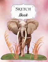 Sketch Book: Elephant Sketchbook Scetchpad for Drawing or Doodling Notebook Pad for Creative Artists #6 1076105300 Book Cover