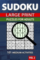 Sudoku Puzzles for Adults: Large Format 101 Meduim Activities 1989552218 Book Cover