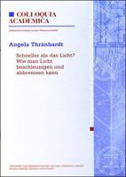 Schneller ALS Das Licht? Wie Man Licht Beschleunigen Und Abbremsen Kann 3515097260 Book Cover
