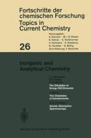 Inorganic and Analytical Chemistry 3540055894 Book Cover