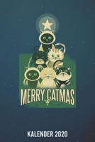 Kalender 2020: Merry Catmas A5 Kalender Planer für ein erfolgreiches Jahr - 110 Seiten (German Edition) 1672898293 Book Cover