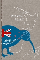 New Zealand: Travel Diary Journal to Write in - Farewell, Welcome or Emigrating Gift Book for Students, Aupair, Colleagues - Notebook for the Semester Year Abroad. With Checklists, Dot Grid Paper 6x9 1687187118 Book Cover