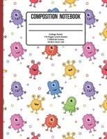 Composition Notebook College Ruled: Alien Galaxy 110 Pages 1089393768 Book Cover