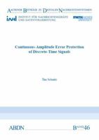 Continuous-Amplitude Error Protection of Discrete-Time Signals (Aachener Beitrage zu digitalen Nachrichtensystemen) 3958863264 Book Cover