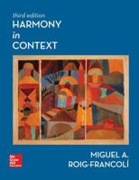 Mhe High School Harmony in Context 1260846857 Book Cover