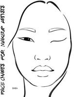 Face Charts for Makeup Artists Shea 1983880701 Book Cover