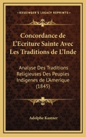Concordance de L'A0/00criture Sainte Avec Les Traditions de L'Inde 2012783465 Book Cover