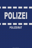 Polizei - Polizeirat - Notizbuch: Perfekt für Polizeirat. 120 Dot Graph Seiten für deine Notizen. (German Edition) 1678500429 Book Cover