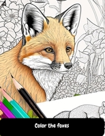 Color the foxes B0C2ST5YHQ Book Cover