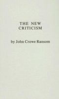 The New Criticism. 0837190797 Book Cover