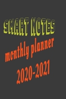 smart notes monthly planner 2020-2021: small note of the pocket 1654249637 Book Cover