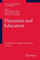 Discourse and Education: Encyclopedia of Language and Education volume 3 9048194571 Book Cover