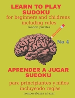LEARN TO PLAY SUDOKU APRENDER A JUGAR SUDOKU B0BJNG6L8J Book Cover