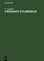 Vâmana's Stilregeln 3112694511 Book Cover